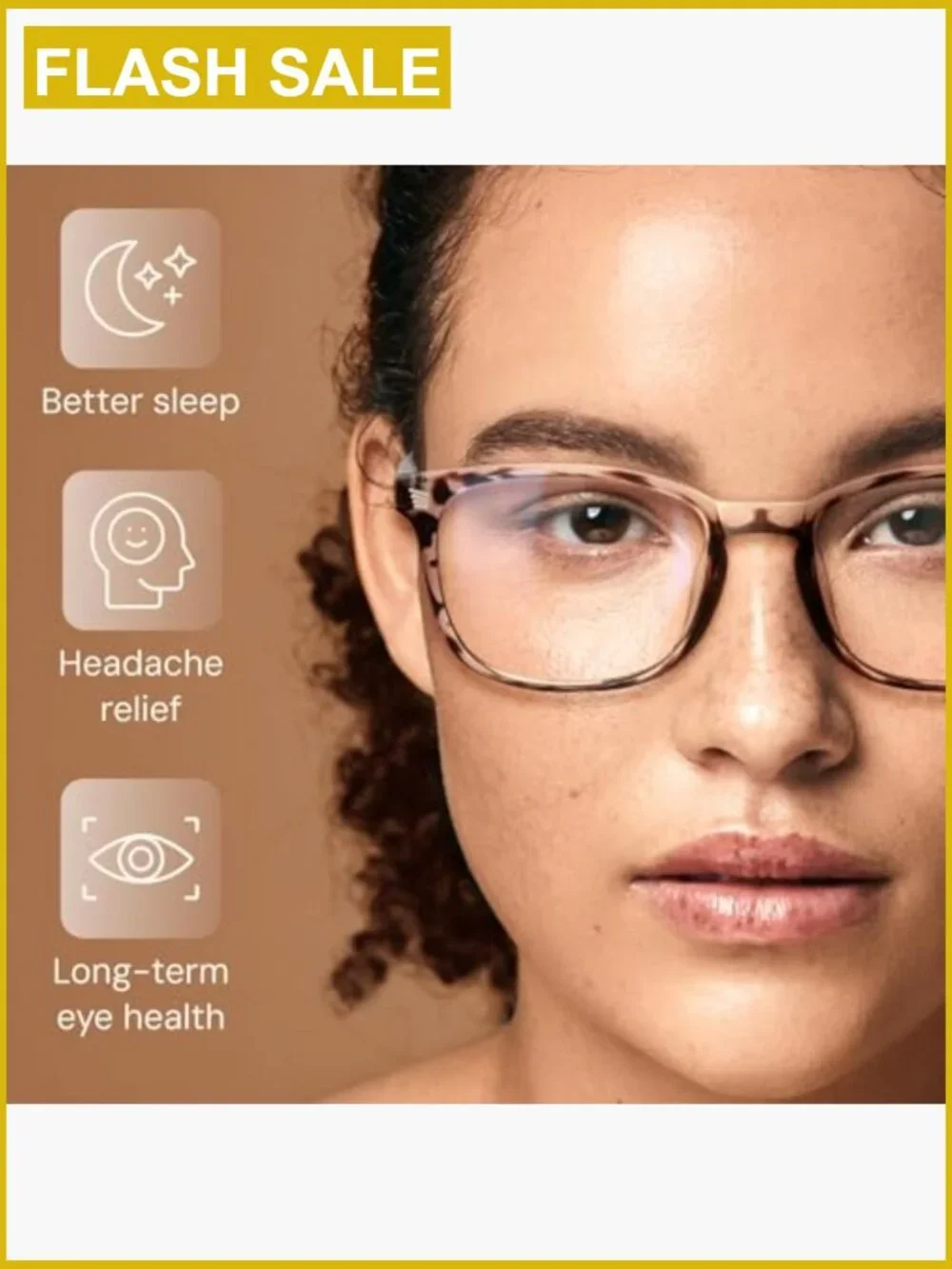 Blue Light Blocking Computer Glasses for Women - Lightweight TR90 Frame - UV400